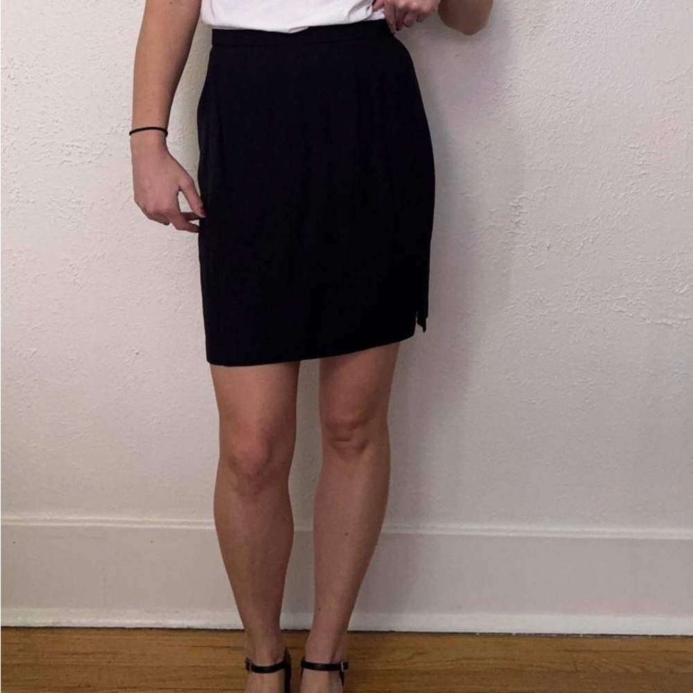 Vintage Black Mini Skirt